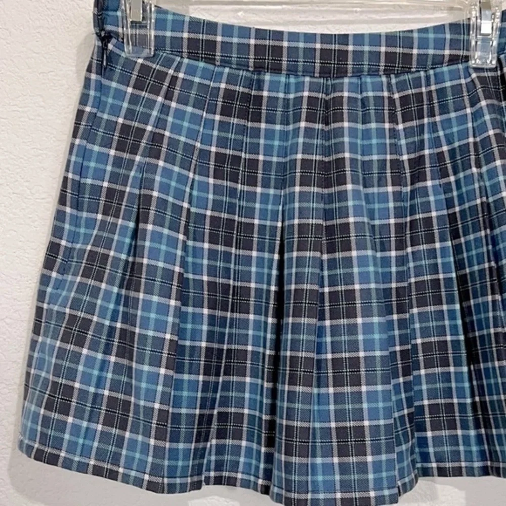 Aeropostale Plaid Pleated Micro Mini Skirt Size XS